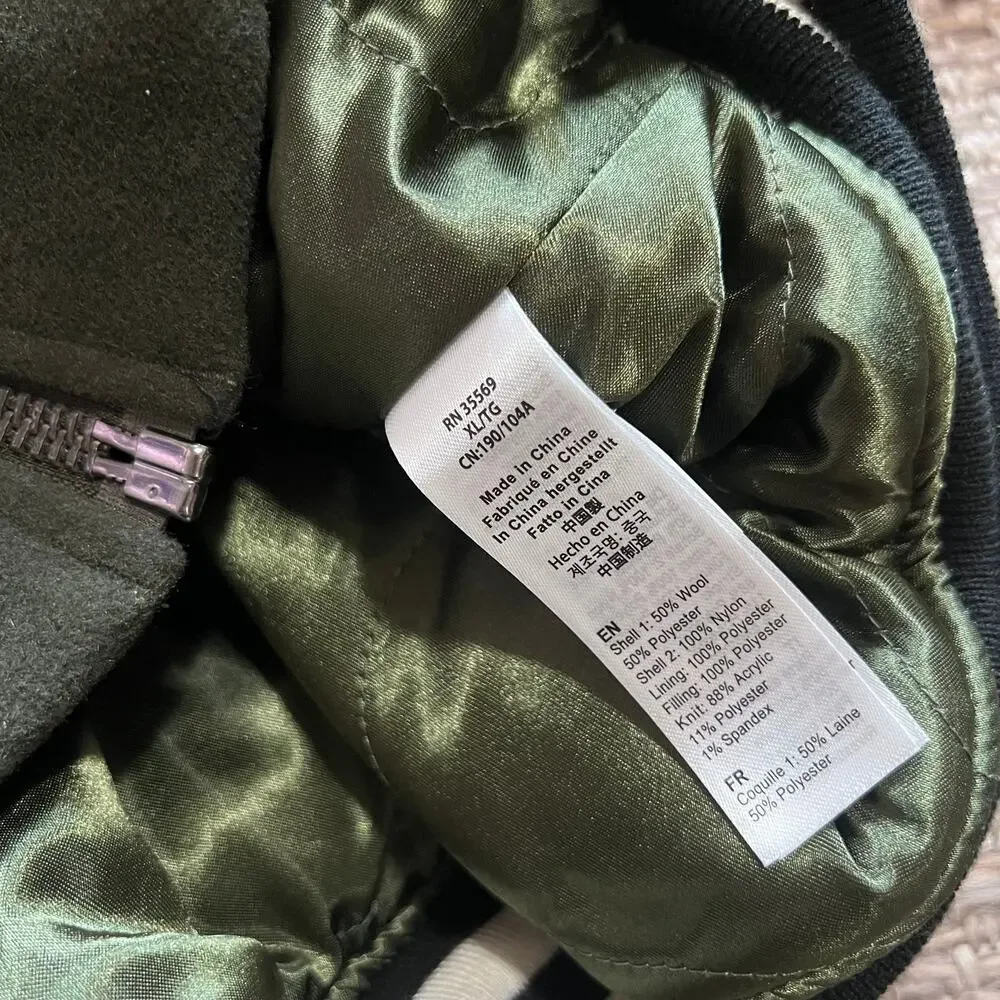 Alpha Industries Wool Jacket- Sz XL - Picture 6 of 7